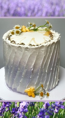 Lavender Honey Cake Decorating Class